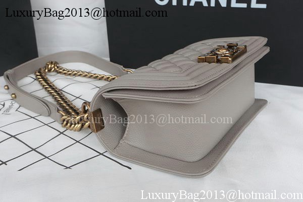 Boy Chanel mini Flap Bag Original Cannage Pattern A67085 Grey Boy Chanel mini Flap Bag Original Cannage Pattern A67085 Grey