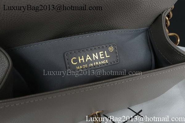 Boy Chanel mini Flap Bag Original Cannage Pattern A67085 Grey Boy Chanel mini Flap Bag Original Cannage Pattern A67085 Grey