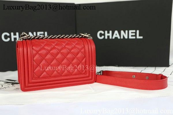 Boy Chanel mini Flap Bag Original Cannage Pattern A67085 Red Boy Chanel mini Flap Bag Original Cannage Pattern A67085 Red