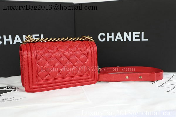 Boy Chanel mini Flap Bag Original Cannage Pattern A67085 Red Boy Chanel mini Flap Bag Original Cannage Pattern A67085 Red