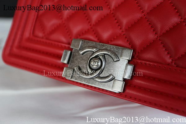 Boy Chanel mini Flap Bag Original Sheepskin A67085 Red Boy Chanel mini Flap Bag Original Sheepskin A67085 Red
