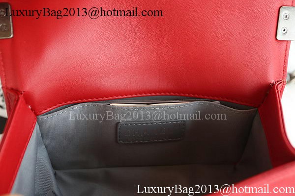 Boy Chanel mini Flap Bag Original Sheepskin A67085 Red Boy Chanel mini Flap Bag Original Sheepskin A67085 Red
