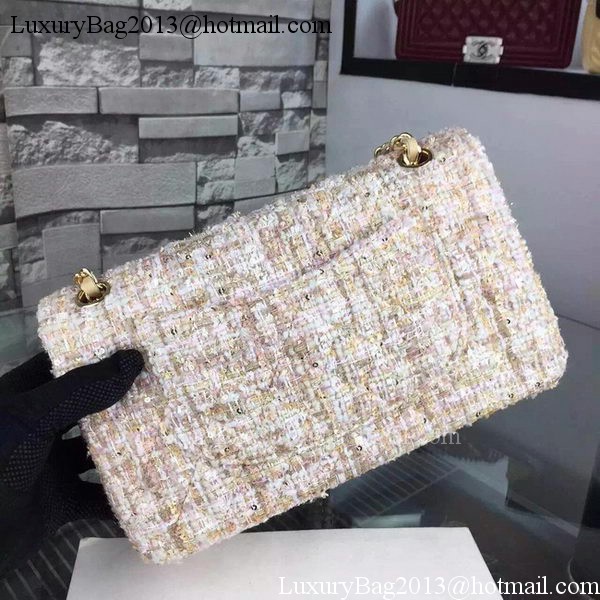 Chanel 2.55 Series Flap Bag Original Fabric A1025 Apricot Chanel 2.55 Series Flap Bag Original Fabric A1025 Apricot