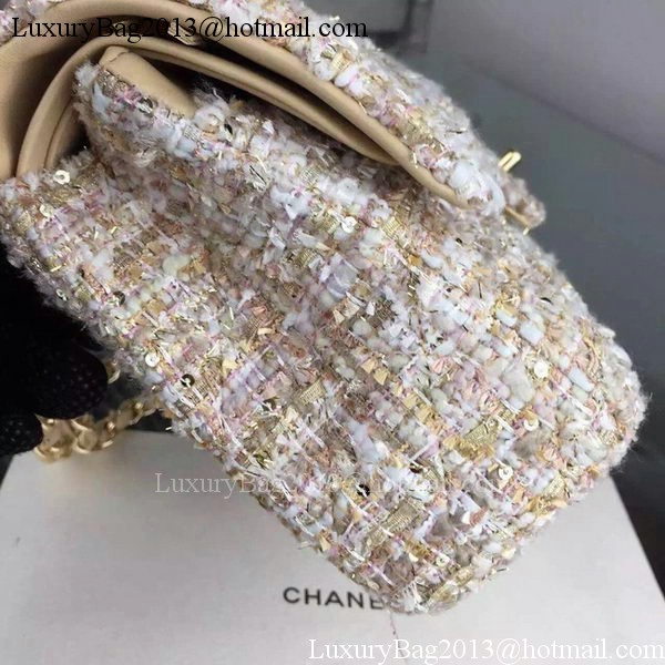 Chanel 2.55 Series Flap Bag Original Fabric A1025 Apricot Chanel 2.55 Series Flap Bag Original Fabric A1025 Apricot