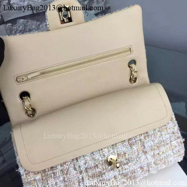 Chanel 2.55 Series Flap Bag Original Fabric A1025 Apricot Chanel 2.55 Series Flap Bag Original Fabric A1025 Apricot