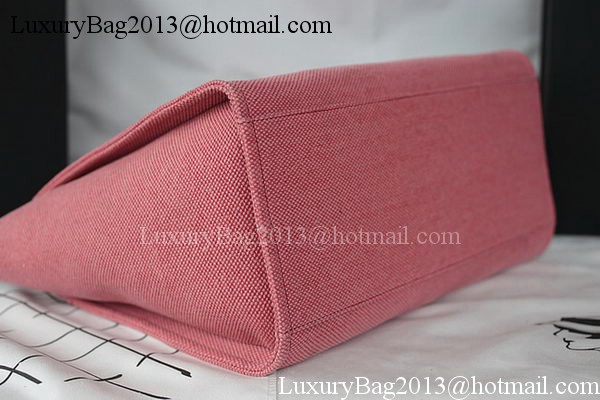 Chanel Medium Canvas Tote Shopping Bag A67001 Pink Chanel Medium Canvas Tote Shopping Bag A67001 Pink