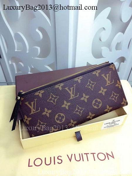 Louis Vuitton Monogram Canvas ADELE WALLET M61287 Black Louis Vuitton Monogram Canvas ADELE WALLET M61287 Black