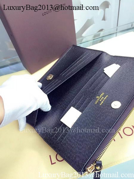 Louis Vuitton Monogram Canvas ADELE WALLET M61287 Black Louis Vuitton Monogram Canvas ADELE WALLET M61287 Black