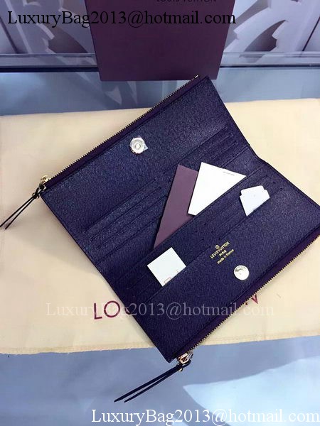 Louis Vuitton Monogram Canvas ADELE WALLET M61287 Black Louis Vuitton Monogram Canvas ADELE WALLET M61287 Black