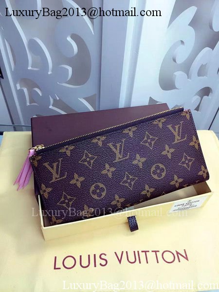 Louis Vuitton Monogram Canvas ADELE WALLET M61287 Pink Louis Vuitton Monogram Canvas ADELE WALLET M61287 Pink