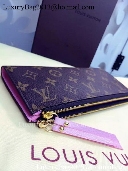 Louis Vuitton Monogram Canvas ADELE WALLET M61287 Pink Louis Vuitton Monogram Canvas ADELE WALLET M61287 Pink