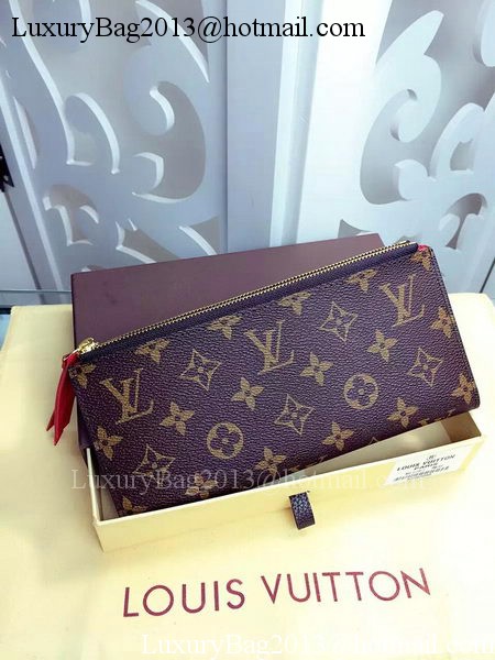 Louis Vuitton Monogram Canvas ADELE WALLET M61287 Red Louis Vuitton Monogram Canvas ADELE WALLET M61287 Red