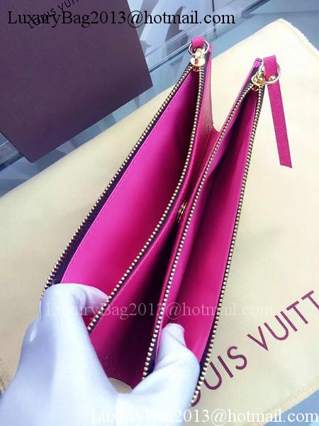 Louis Vuitton Monogram Canvas ADELE WALLET M61287 Rose Louis Vuitton Monogram Canvas ADELE WALLET M61287 Rose