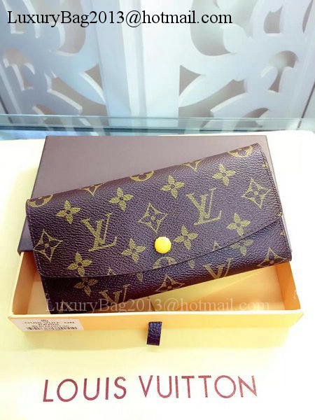 Louis Vuitton Monogram Canvas Emilie Wallet Rouge M60136 Yellow Louis Vuitton Monogram Canvas Emilie Wallet Rouge M60136 Yellow