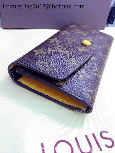 Louis Vuitton Monogram Canvas Emilie Wallet Rouge M60136 Yellow Louis Vuitton Monogram Canvas Emilie Wallet Rouge M60136 Yellow