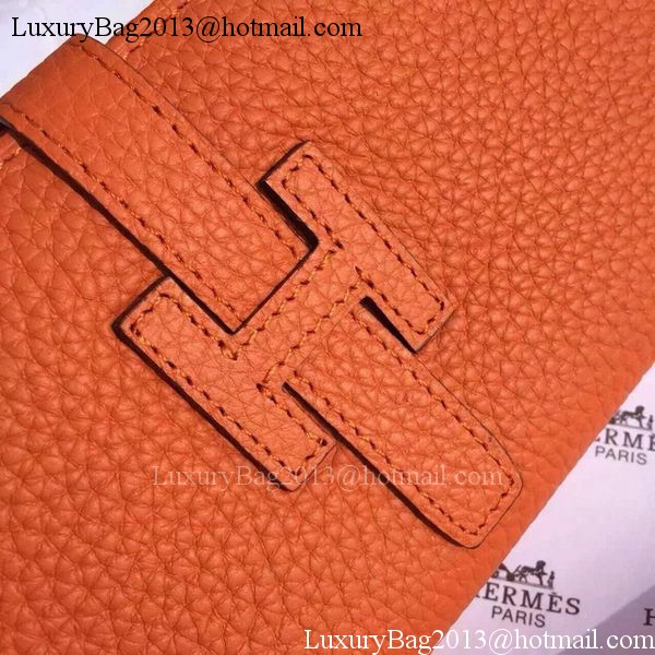Hermes Grainy Leather Bifold Wallet H8000 Hermes Grainy Leather Bifold Wallet H8000