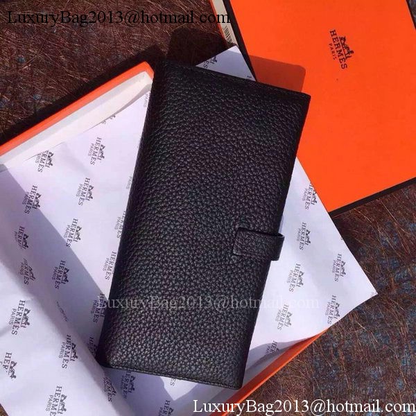 Hermes Grainy Leather Bifold Wallet H8000 Hermes Grainy Leather Bifold Wallet H8000