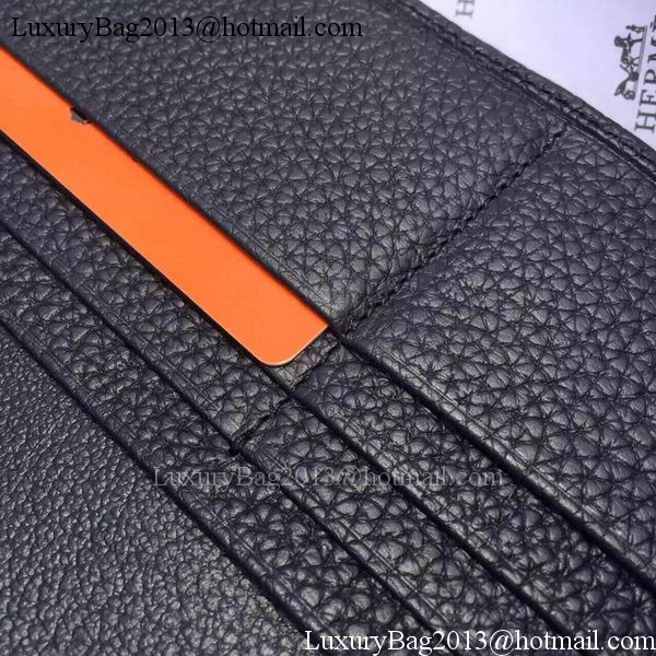 Hermes Grainy Leather Bifold Wallet H8000 Hermes Grainy Leather Bifold Wallet H8000