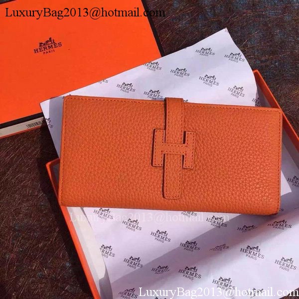 Hermes Grainy Leather Bifold Wallet H8000 Hermes Grainy Leather Bifold Wallet H8000