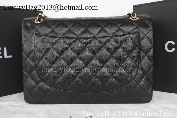 Chanel Classic Flap Bag Black Original Cannage Pattern CFA1116 Gold Chanel Classic Flap Bag Black Original Cannage Pattern CFA1116 Gold