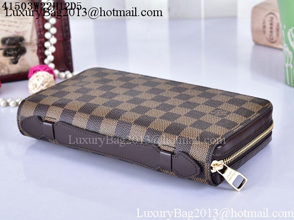 Louis Vuitton Damier Ebene Canvas ZIPPY XL WALLET N41503 Louis Vuitton Damier Ebene Canvas ZIPPY XL WALLET N41503