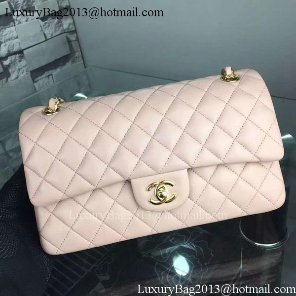 Chanel 2.55 Series Flap Bag Lambskin Leather A5024 Pink Chanel 2.55 Series Flap Bag Lambskin Leather A5024 Pink