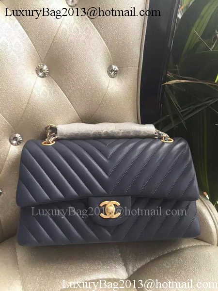 Chanel 2.55 Series Flap Bag Lambskin Chevron Leather A1112CF Royal Chanel 2.55 Series Flap Bag Lambskin Chevron Leather A1112CF Royal