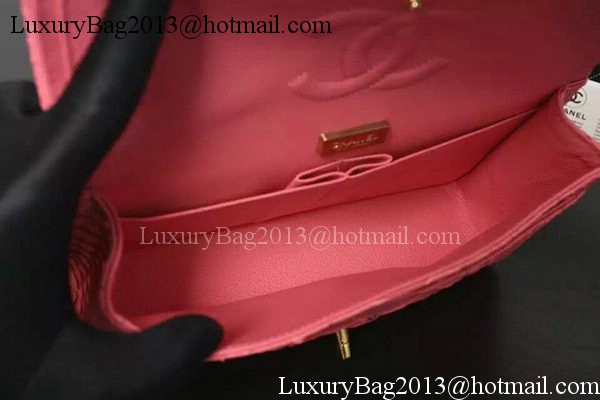 Chanel 2.55 Series Flap Bags Pink Original Python Leather A1112SA Gold Chanel 2.55 Series Flap Bags Pink Original Python Leather A1112SA Gold