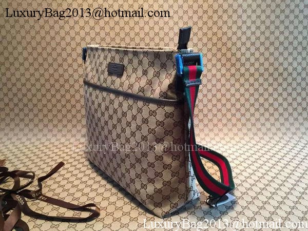 Gucci GG Canvas Medium Messenger Bags 189751 Brown Gucci GG Canvas Medium Messenger Bags 189751 Brown