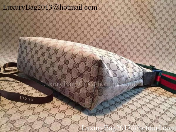Gucci GG Canvas Medium Messenger Bags 189751 Brown Gucci GG Canvas Medium Messenger Bags 189751 Brown