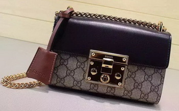 Gucci Padlock GG Supreme Shoulder Bags 409487 Brown Gucci Padlock GG Supreme Shoulder Bags 409487 Brown