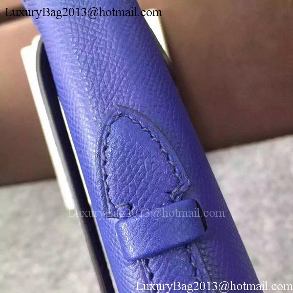 Hermes Kelly 31cm Clutch Epsom Leather KL31 Blue Hermes Kelly 31cm Clutch Epsom Leather KL31 Blue