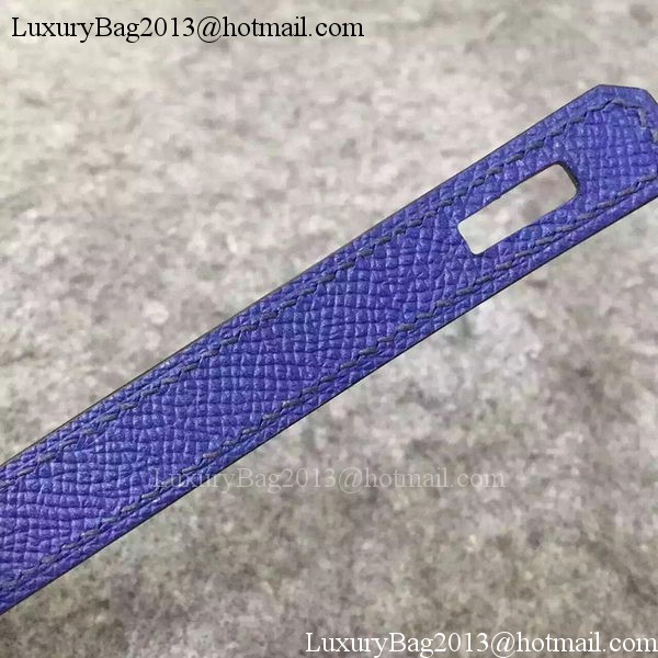 Hermes Kelly 31cm Clutch Epsom Leather KL31 Blue Hermes Kelly 31cm Clutch Epsom Leather KL31 Blue