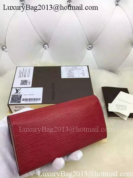 Louis Vuitton Epi Leather EMILIE WALLET M60852 Coquelicot Louis Vuitton Epi Leather EMILIE WALLET M60852 Coquelicot