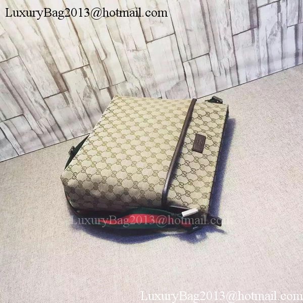 Gucci GG Canvas Medium Messenger Bags 189751 Brown