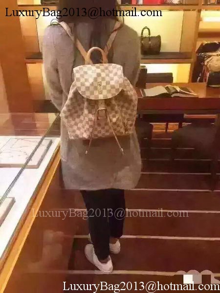 Louis Vuitton Damier Azur Canvas SPERONE Backpack N41578 Louis Vuitton Damier Azur Canvas SPERONE Backpack N41578