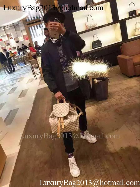 Louis Vuitton Damier Azur Canvas SPERONE Backpack N41578 Louis Vuitton Damier Azur Canvas SPERONE Backpack N41578