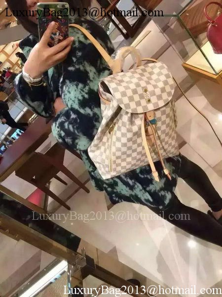 Louis Vuitton Damier Azur Canvas SPERONE Backpack N41578 Louis Vuitton Damier Azur Canvas SPERONE Backpack N41578