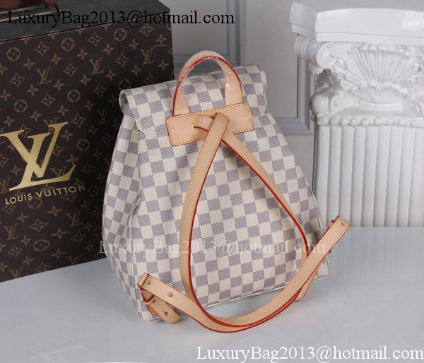 Louis Vuitton Damier Azur Canvas SPERONE Backpack N41578 Louis Vuitton Damier Azur Canvas SPERONE Backpack N41578