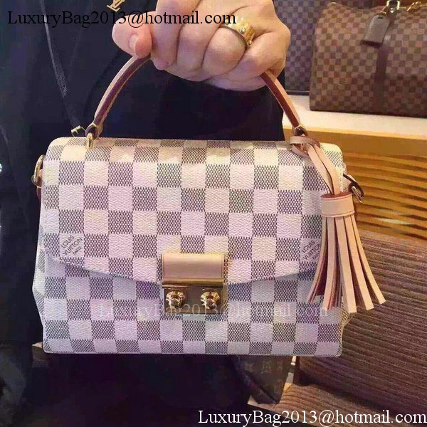 Louis Vuitton N41581 Damier Azur Canvas CROISETTE Bag Louis Vuitton N41581 Damier Azur Canvas CROISETTE Bag