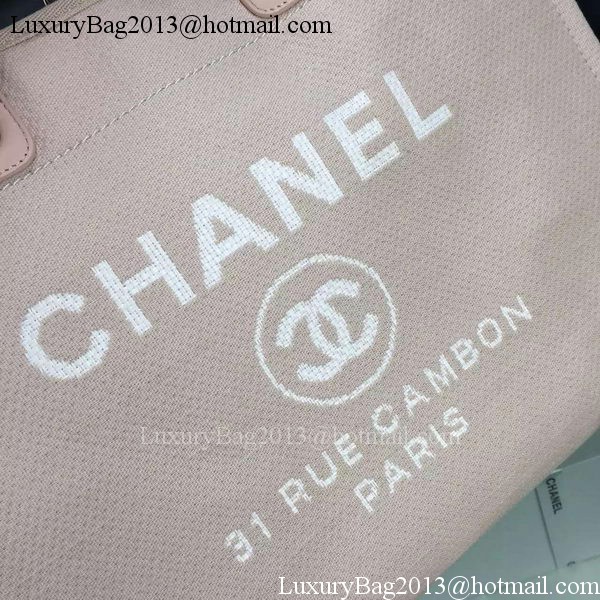 Chanel Large Canvas Tote Shopping Bag A1679 Pink Chanel Large Canvas Tote Shopping Bag A1679 Pink
