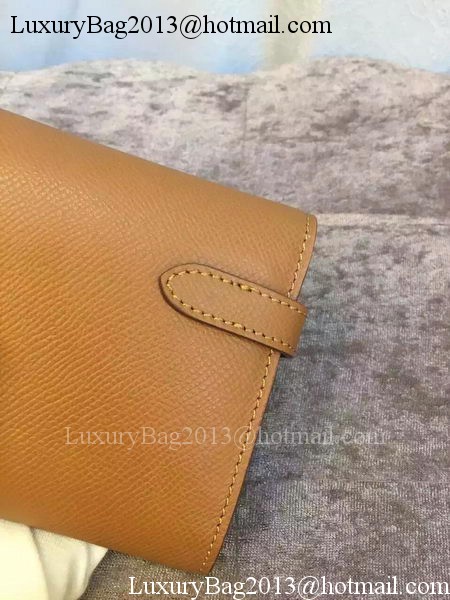 Hermes Kelly Wallet Epsom Leather H009 Brown Hermes Kelly Wallet Epsom Leather H009 Brown