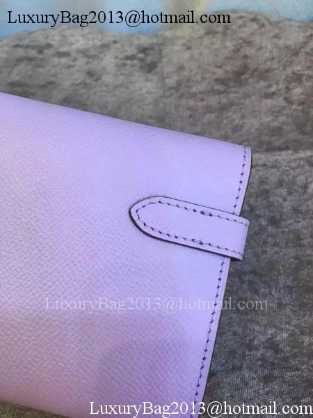 Hermes Kelly Wallet Epsom Leather H009 Lavender Hermes Kelly Wallet Epsom Leather H009 Lavender