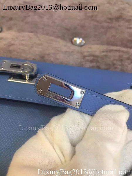 Hermes Kelly Wallet Epsom Leather H009 Light Blue Hermes Kelly Wallet Epsom Leather H009 Light Blue