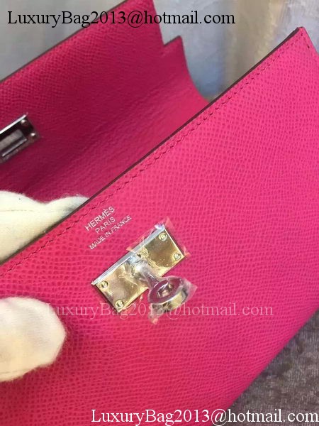 Hermes Kelly Wallet Epsom Leather H009 Rose Hermes Kelly Wallet Epsom Leather H009 Rose