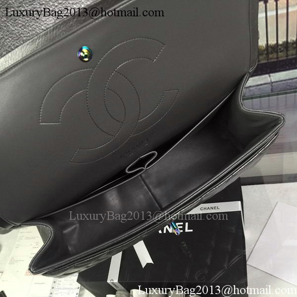 Chanel Classic Flap Bag Original Deerskin Leather A1113 Grey Chanel Classic Flap Bag Original Deerskin Leather A1113 Grey