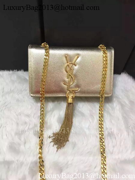 Yves Saint Laurent Cross-body Shoulder Bag Y9012 Gold Yves Saint Laurent Cross-body Shoulder Bag Y9012 Gold