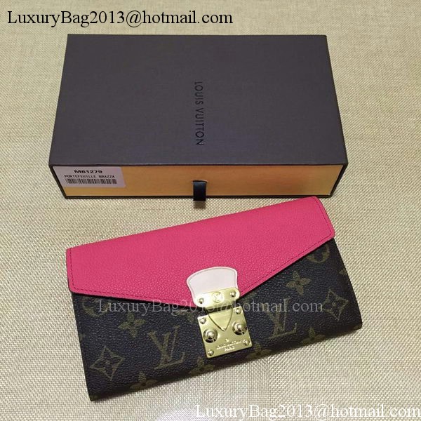 Louis Vuitton Monogram Canvas PALLAS WALLET M58413 Rose Louis Vuitton Monogram Canvas PALLAS WALLET M58413 Rose