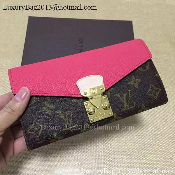 Louis Vuitton Monogram Canvas PALLAS WALLET M58413 Rose Louis Vuitton Monogram Canvas PALLAS WALLET M58413 Rose