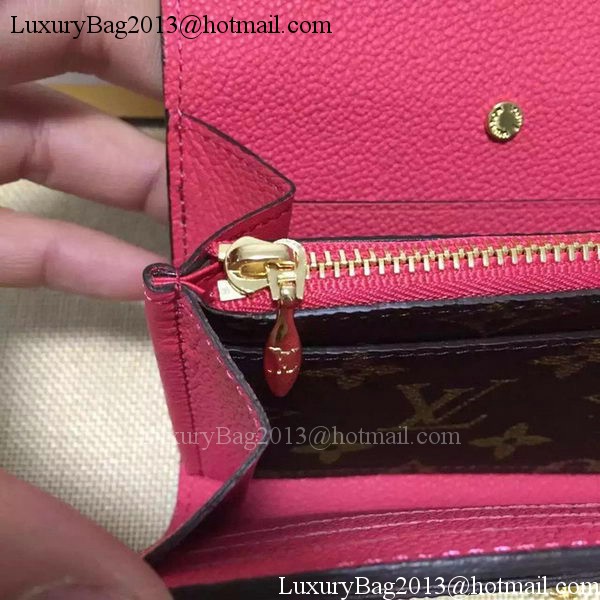 Louis Vuitton Monogram Canvas PALLAS WALLET M58413 Rose Louis Vuitton Monogram Canvas PALLAS WALLET M58413 Rose